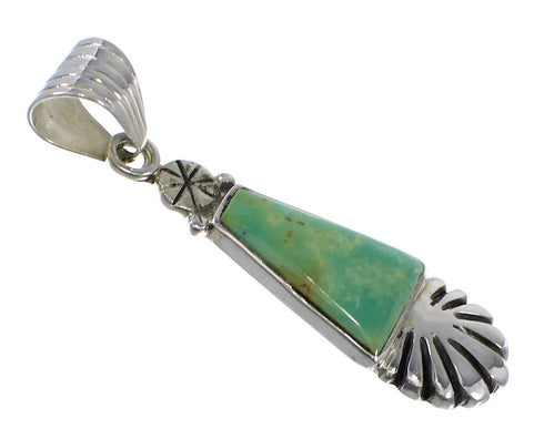 Southwest Sterling Silver Turquoise Jewelry Pendant RX82197